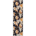 Seabreeze Sz6 Black Coastal Rug Runner 2' 3" X 7 ' 6"