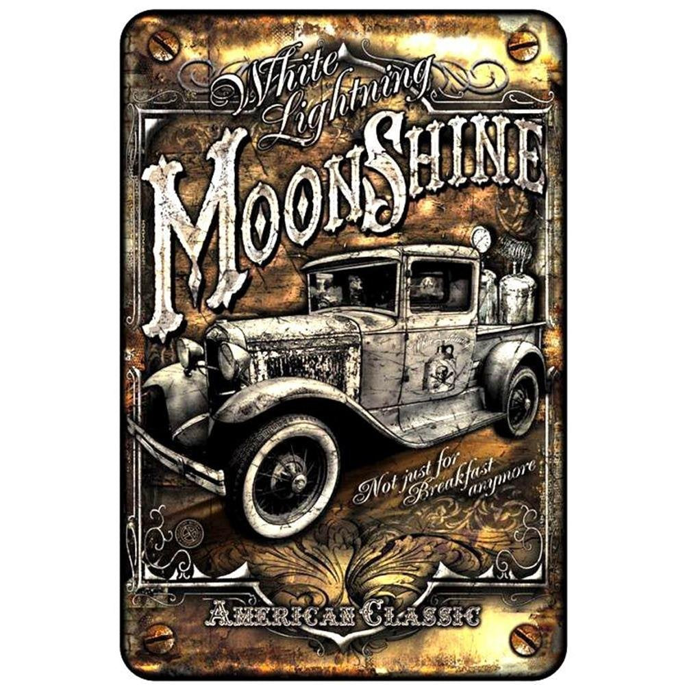 Signs 4 Fun S4S2116 Moonshine Truck Small Parking Sign