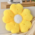 Flower Shaped Pillow, Cute Decorative Throw Pillows With Soft Artificial Rabbit Fur For Couch Bed Chair Floor, Christmas Pillow