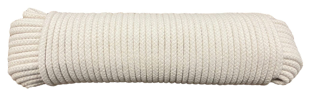 T.W . Evans Cordage Scottie Clothesline 1/4" x 150 ft White Cotton Rope