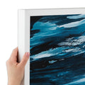 ArtToFrames 22x24 inch Comtemporary White Wood Picture Frame, 2WOMD8990-22x24