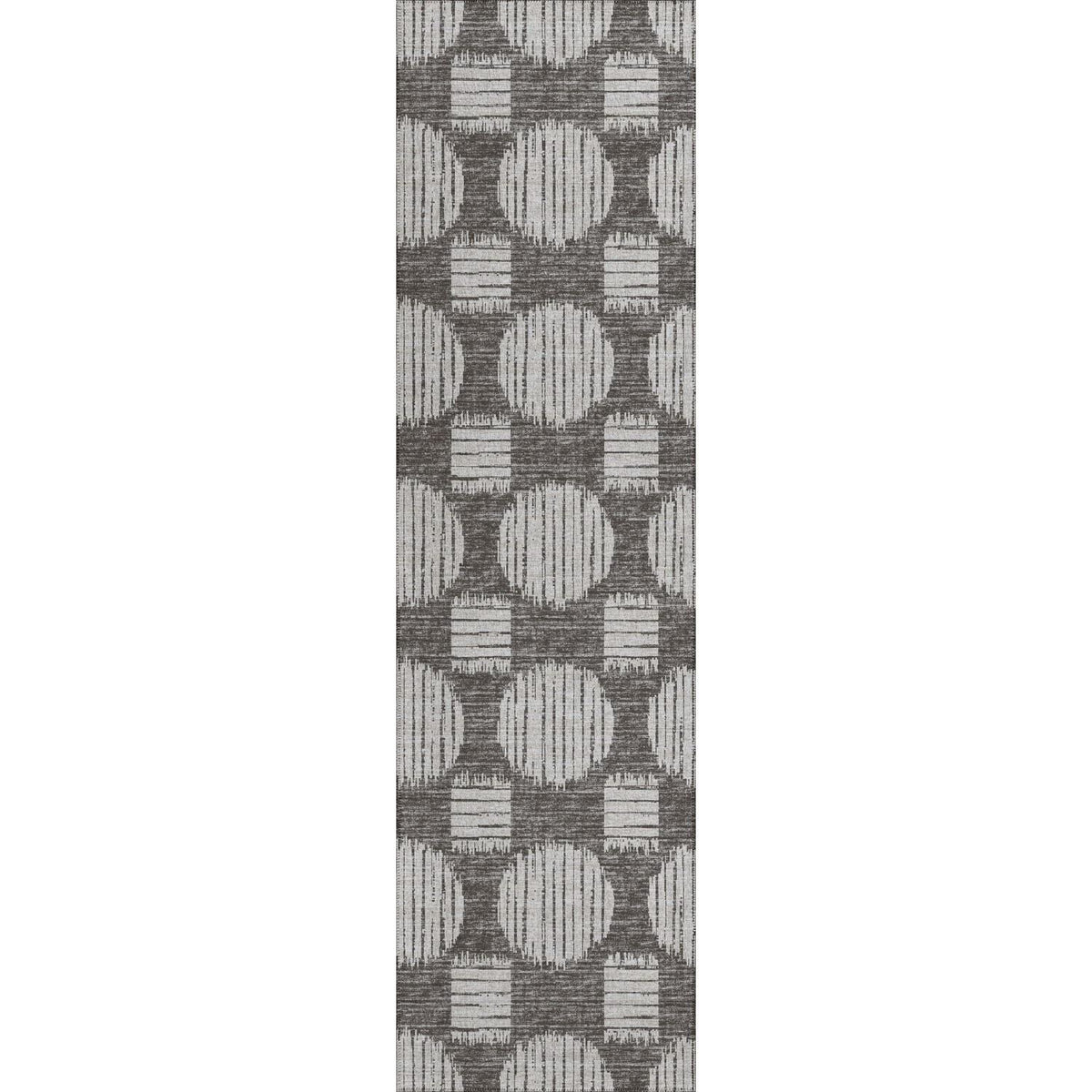 Sedona SN13 Grey Contemporary Rug Runner 2' 3' X 12'