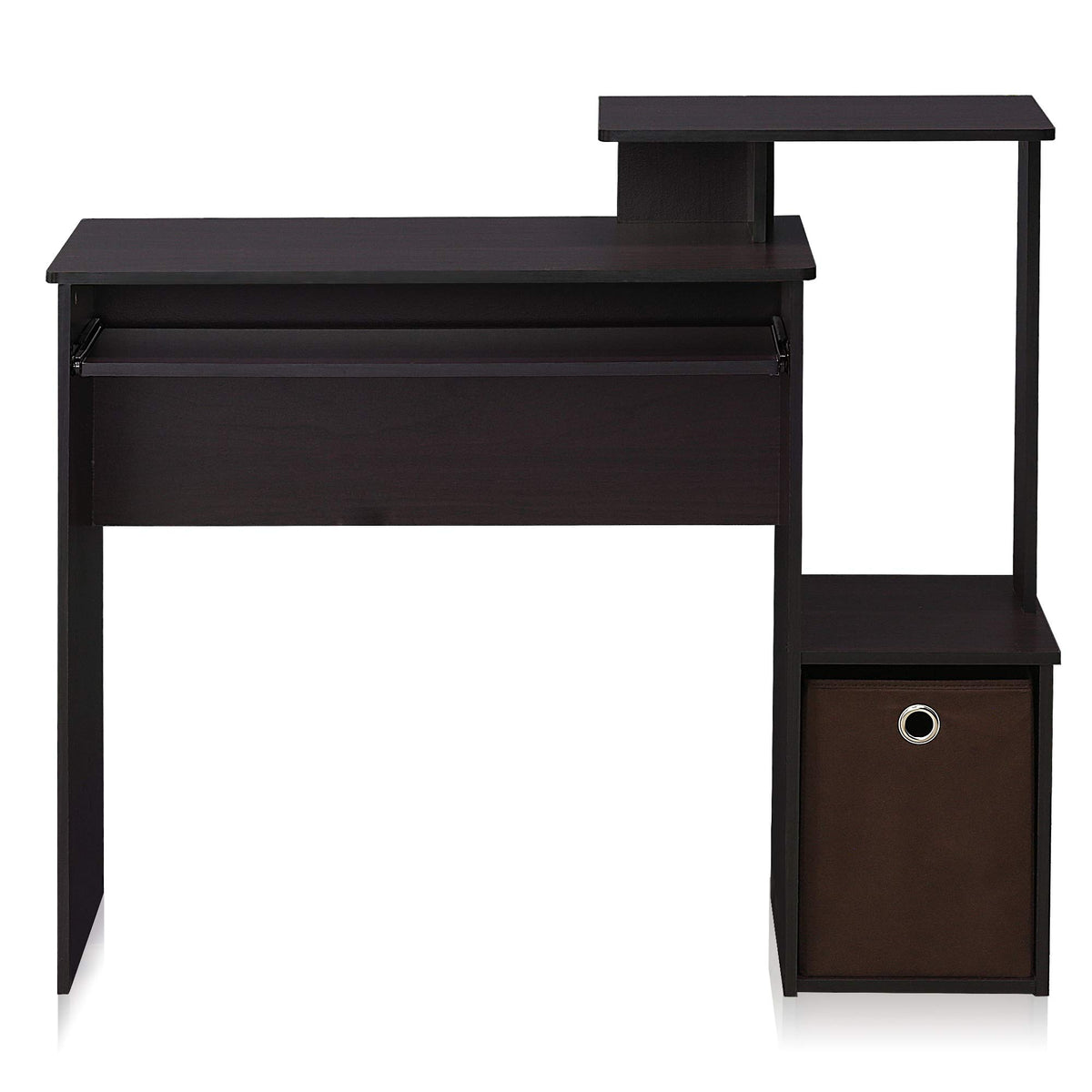 Furinno Econ Multipurpose Home Office Computer Writing Desk, regular, Dark Walnut