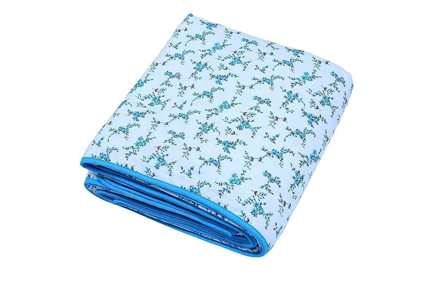 Aqrate 100% Cotton Summer Special Single Bed Reversible Blanket/Duvet/Ac Comforter Light Weight, Ac Dohar