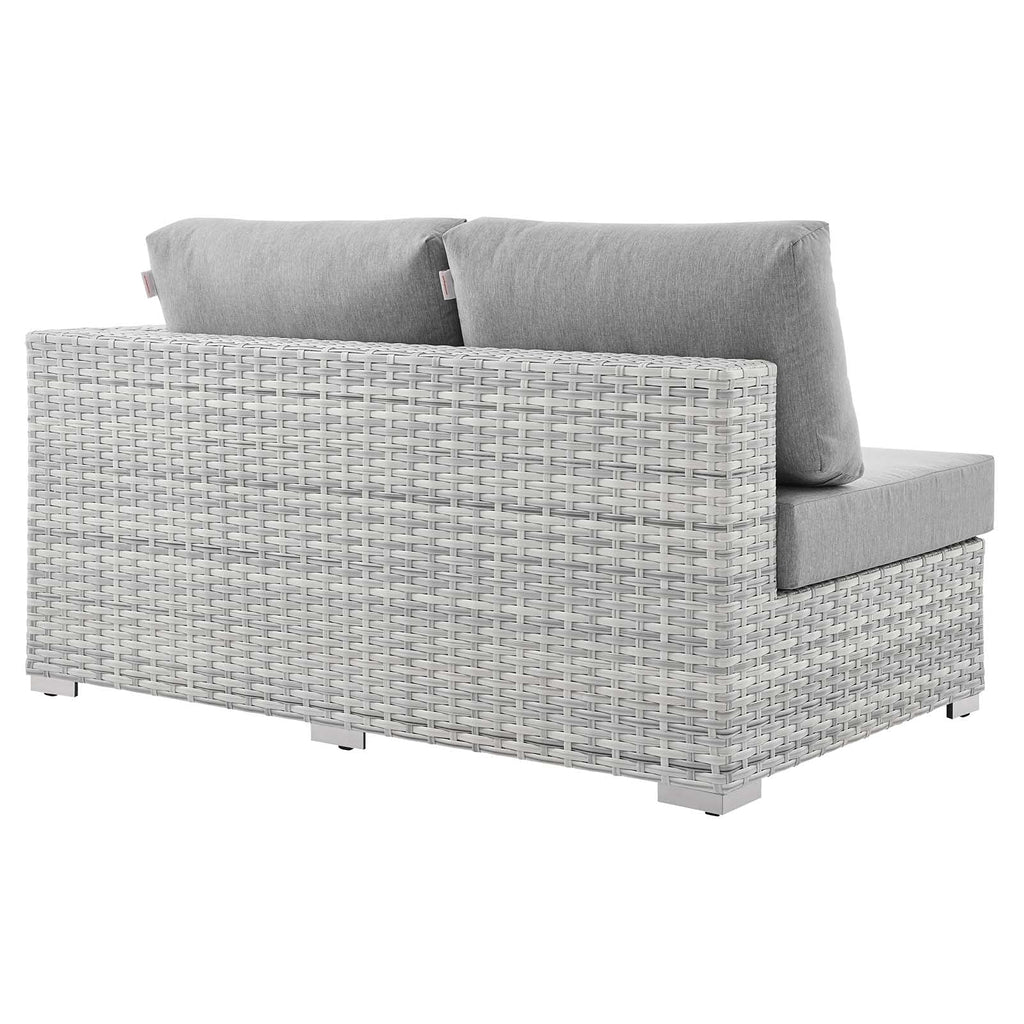 Modway EEI-4303-LGR-GRY Left-Arm Loveseat, Light Gray Gray