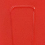 Commercial Grade 31.5 Square Red Metal Indoor-Outdoor Table Set with 4 Stack Chairs