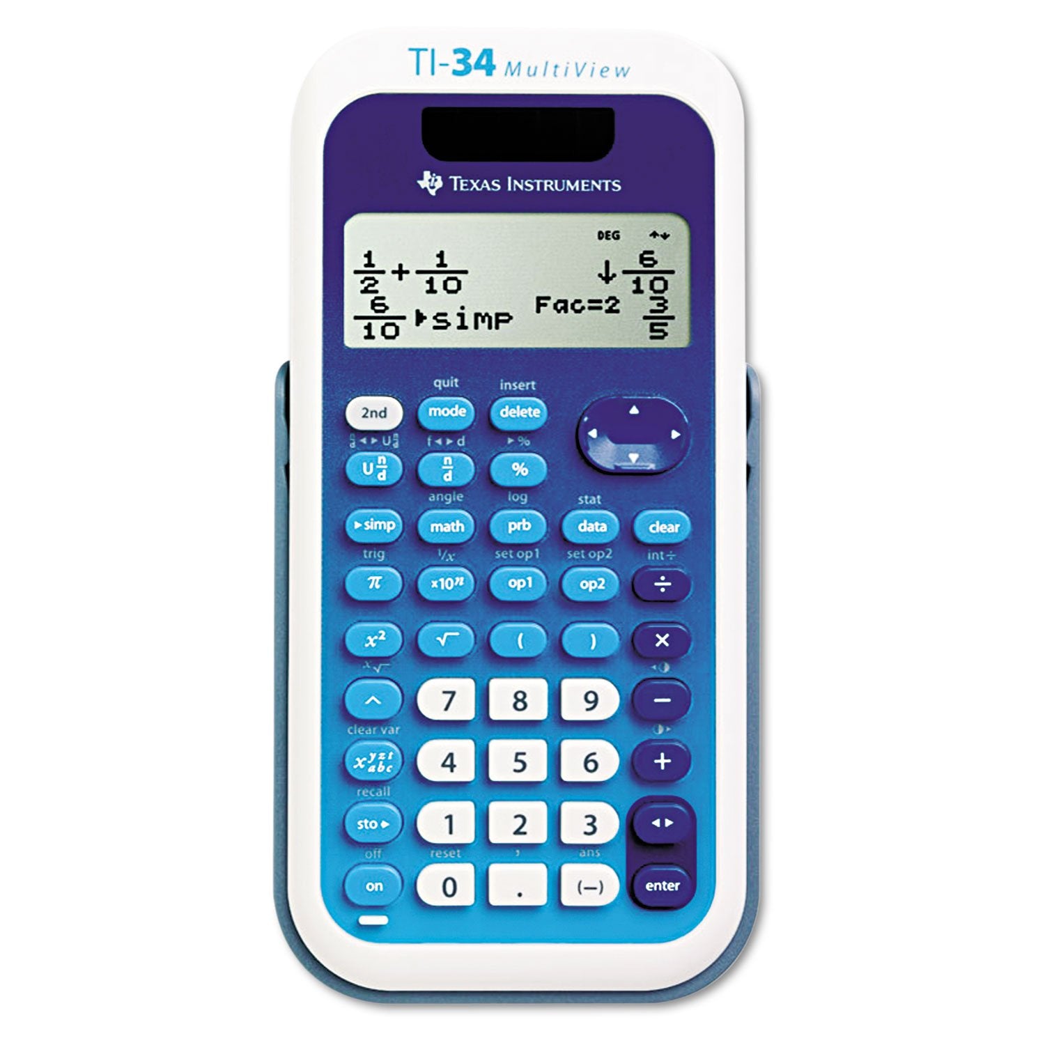 Texas Instruments Ti34Multiv Ti-34 Multiview Scientific Calculator, 16-Digit Lcd