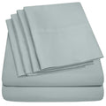 6 Piece Bed Sheet Set, Split King, Slate