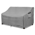 Okcool Heavy Duty Patio Sofa Cover, 100% Waterproof 2-Seater Outdoor Sofa Cover Fits Up To 58W X 32.5D X 31H Inches, Lawn Patio