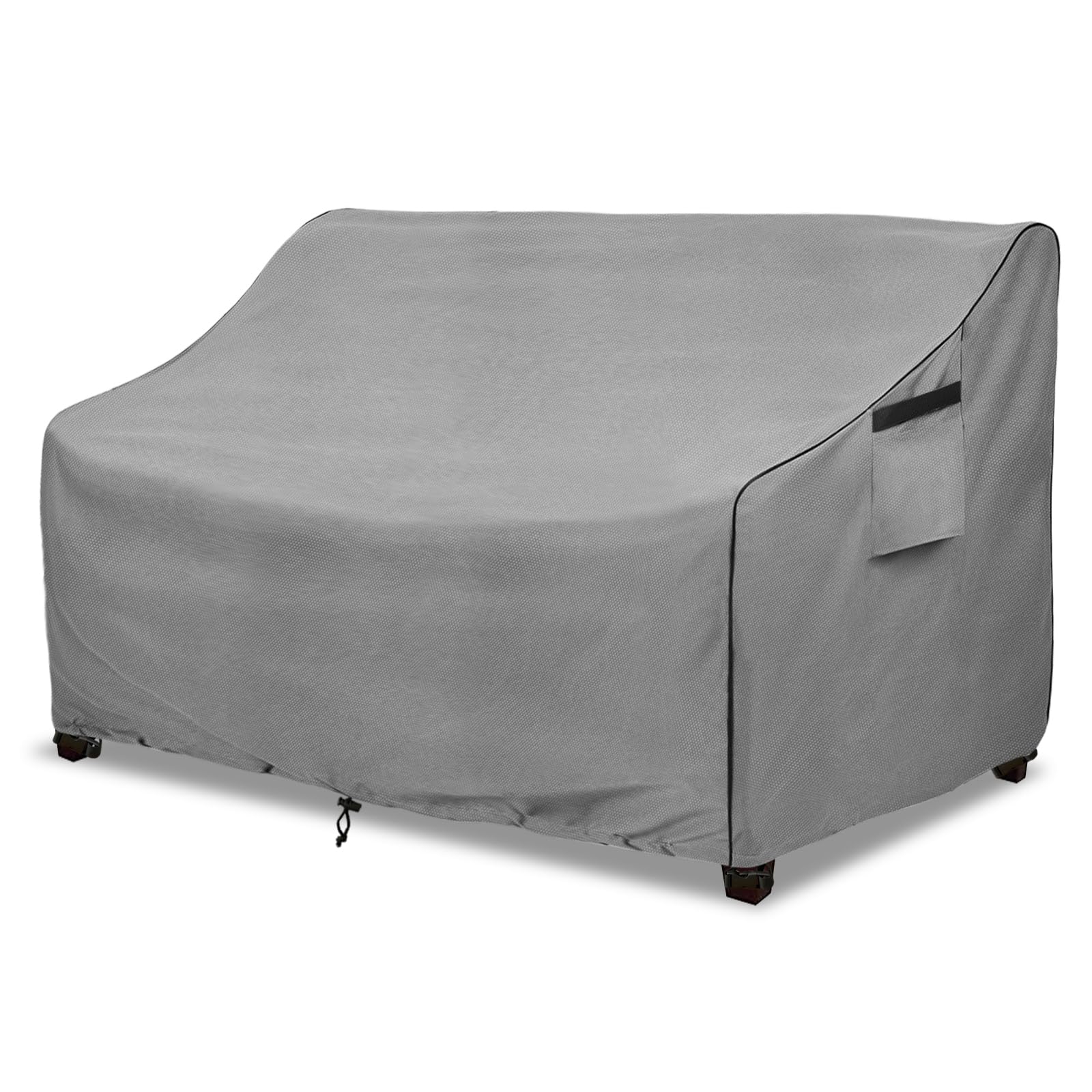 Okcool Heavy Duty Patio Sofa Cover, 100% Waterproof 2-Seater Outdoor Sofa Cover Fits Up To 58W X 32.5D X 31H Inches, Lawn Patio