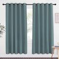 NICETOWN Bedroom Blackout Curtains for Doorway - Thermal Insulated Grommet Room Darkening Large Window Treatments Sound Proof fo