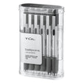 Tul Bp3 Retractable Ballpoint Pens, Medium Point, 1.0 Mm, Silver Barrel, Black Ink, Pack Of 12 Pens