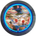 Neonetics Bar and Game Room Pinball Neon Wall Clock, 15-Inch