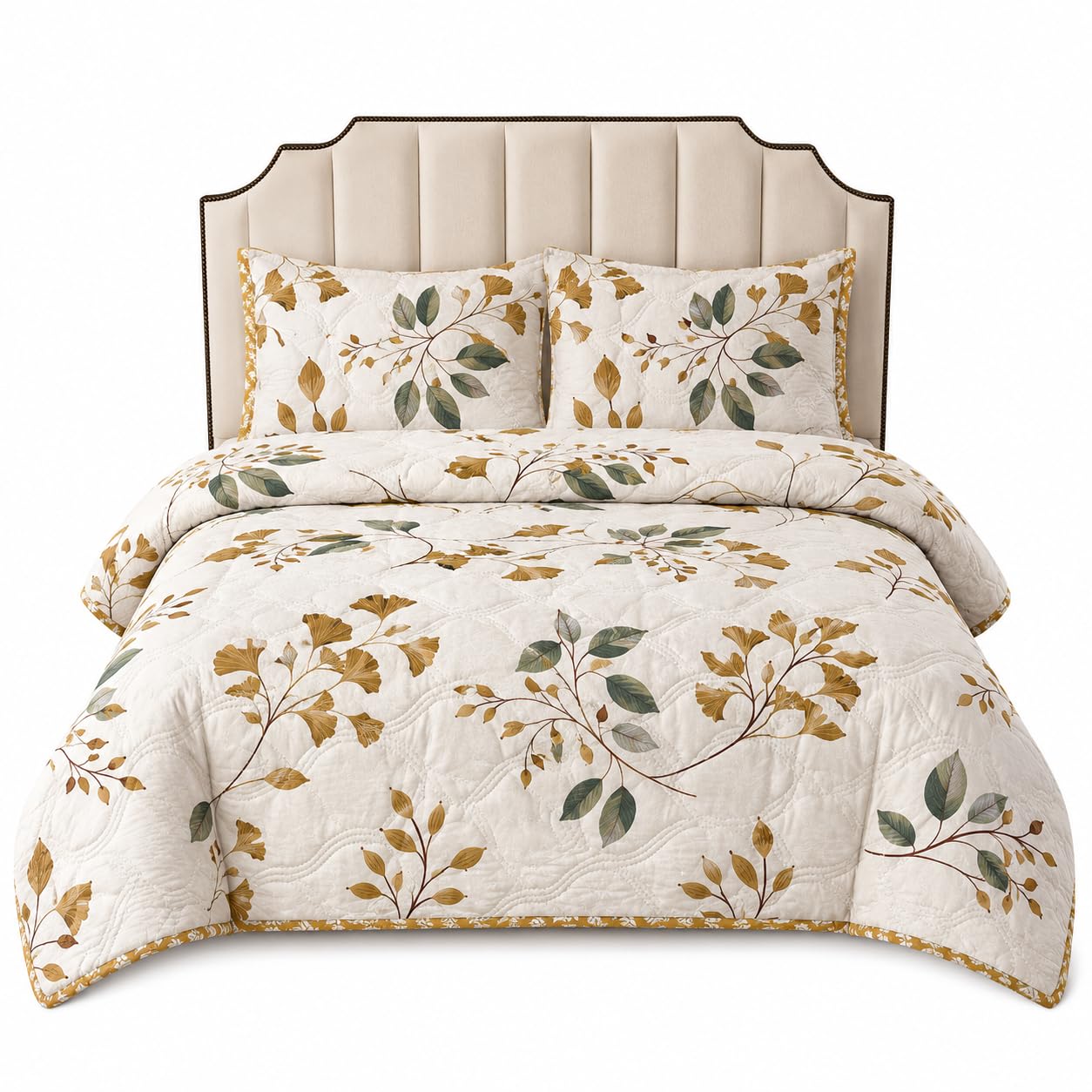Double Bed Comforter Set, Soft Microfiber Blanket, Winter Warm Quilt, King Size Blue