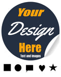 Vulgrco Custom Design Your Own Personalized Labels Stickers Decals Text Name Image Photo 120 Pack - Waterproof, Dishwasher Safe,