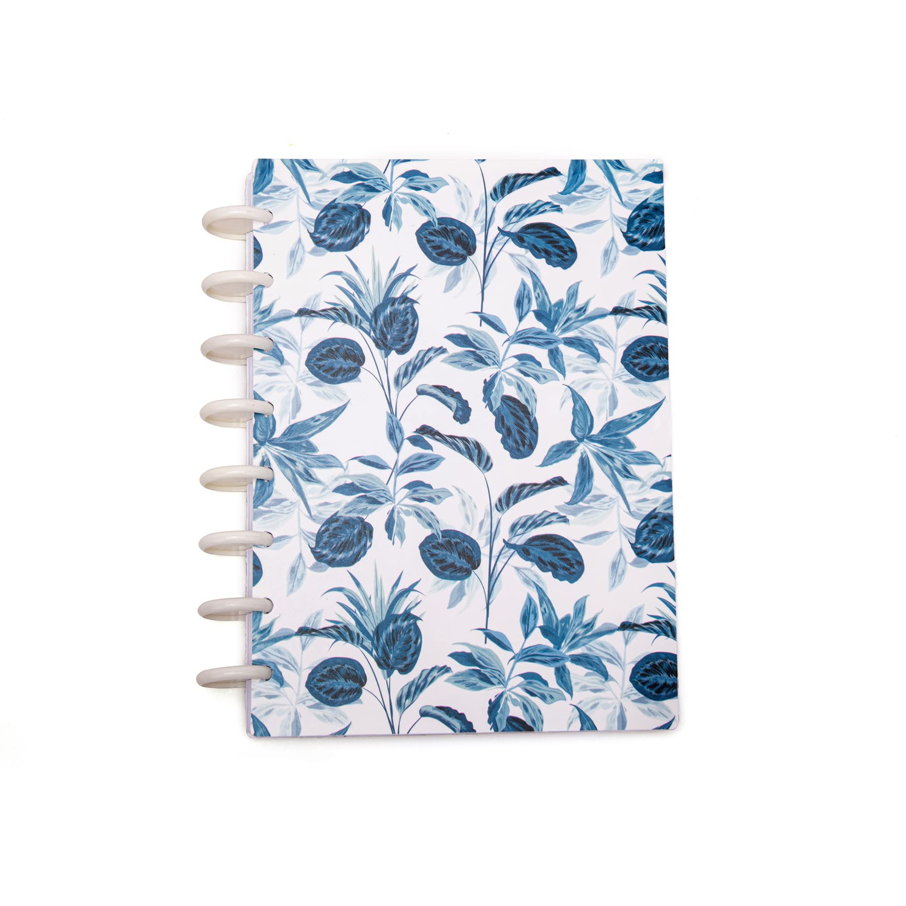 Talia Discbound Notebooks, Planner, Customizable, (Blue Floral, Junior 18633 (5.5In X 8.5In))