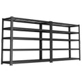 Storage Shelves Heavy Duty, 2 PCS 48 L x 18 W x 72 H Garage Wire Shelving Unit Loads 2800LBS, 5-tier Adjustable Metal Industrial