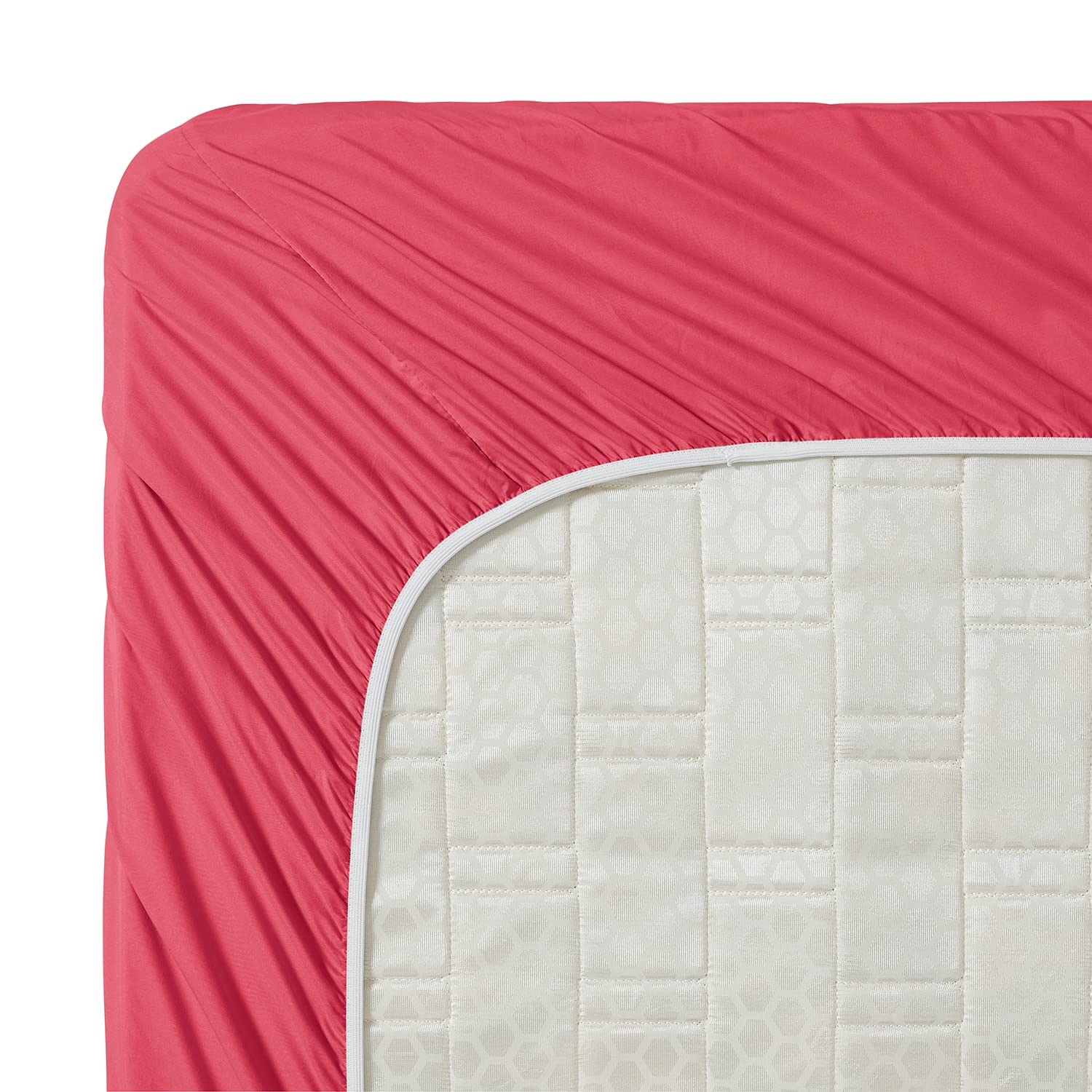 Clara Clark Full Sheets Set, Deep Pocket Bed Sheets For Full Size Bed - 4 Piece Full Size Sheets, Extra Soft Bedding Sheets & Pillowcases, Coral Pink Sheets Full