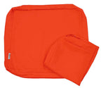 Qqbed 2 Pack Outdoor Patio Chair Pillow Seat Water-Resistant Cushion Covers In Tango Color 20'X18'X4' - Replacement Covers On