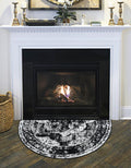 Unique Loom Sofia Collection Area Rug - Salle Garnier (3 1 x 6 1 Hearth Black/Ivory)