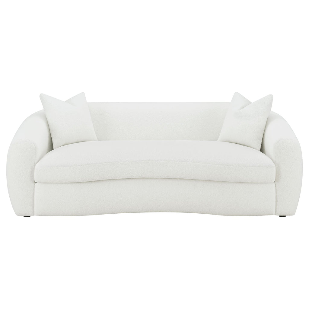 Coaster Home Furnishings Isabella Upholstered Tight Back Sofa White