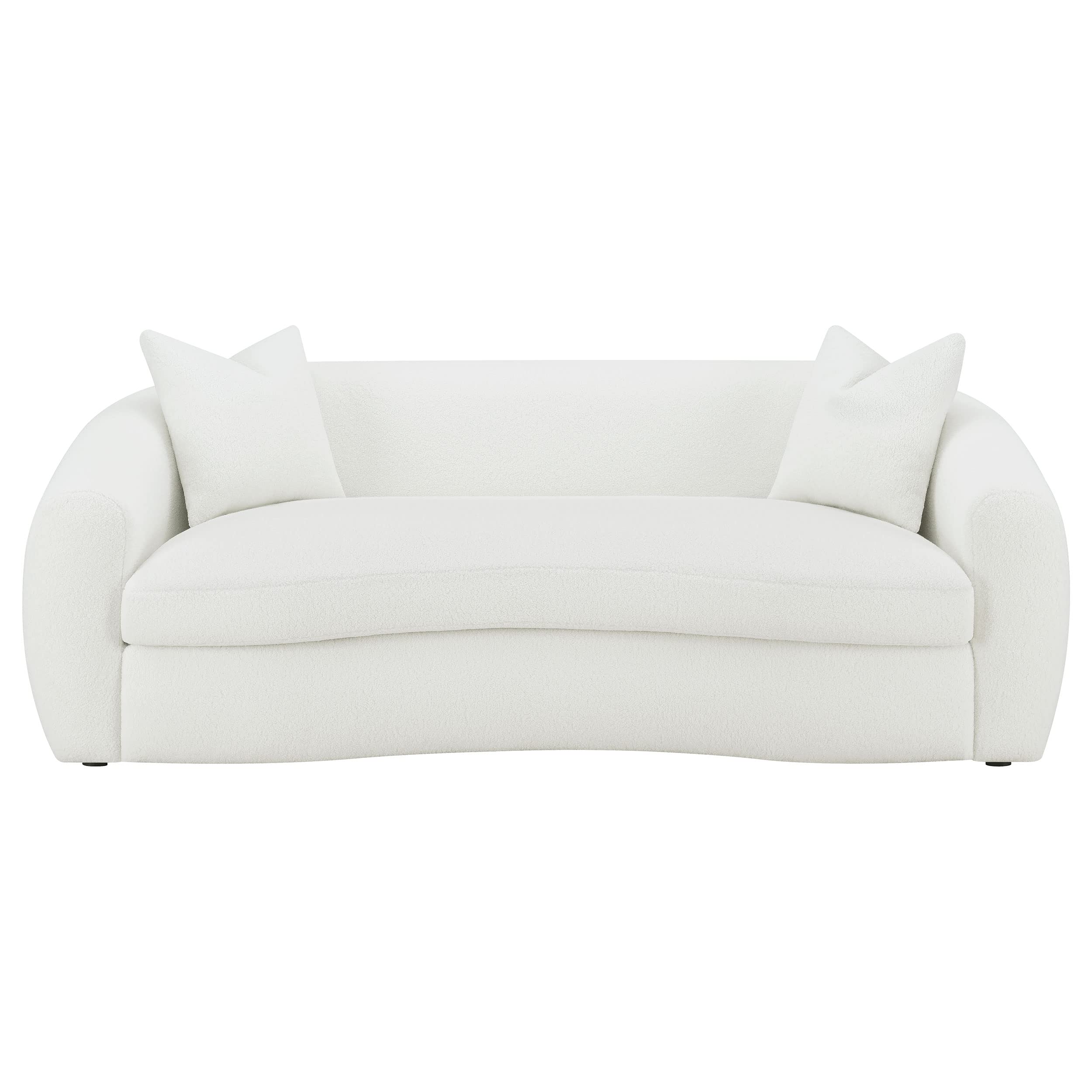 Coaster Home Furnishings Isabella Upholstered Tight Back Sofa White