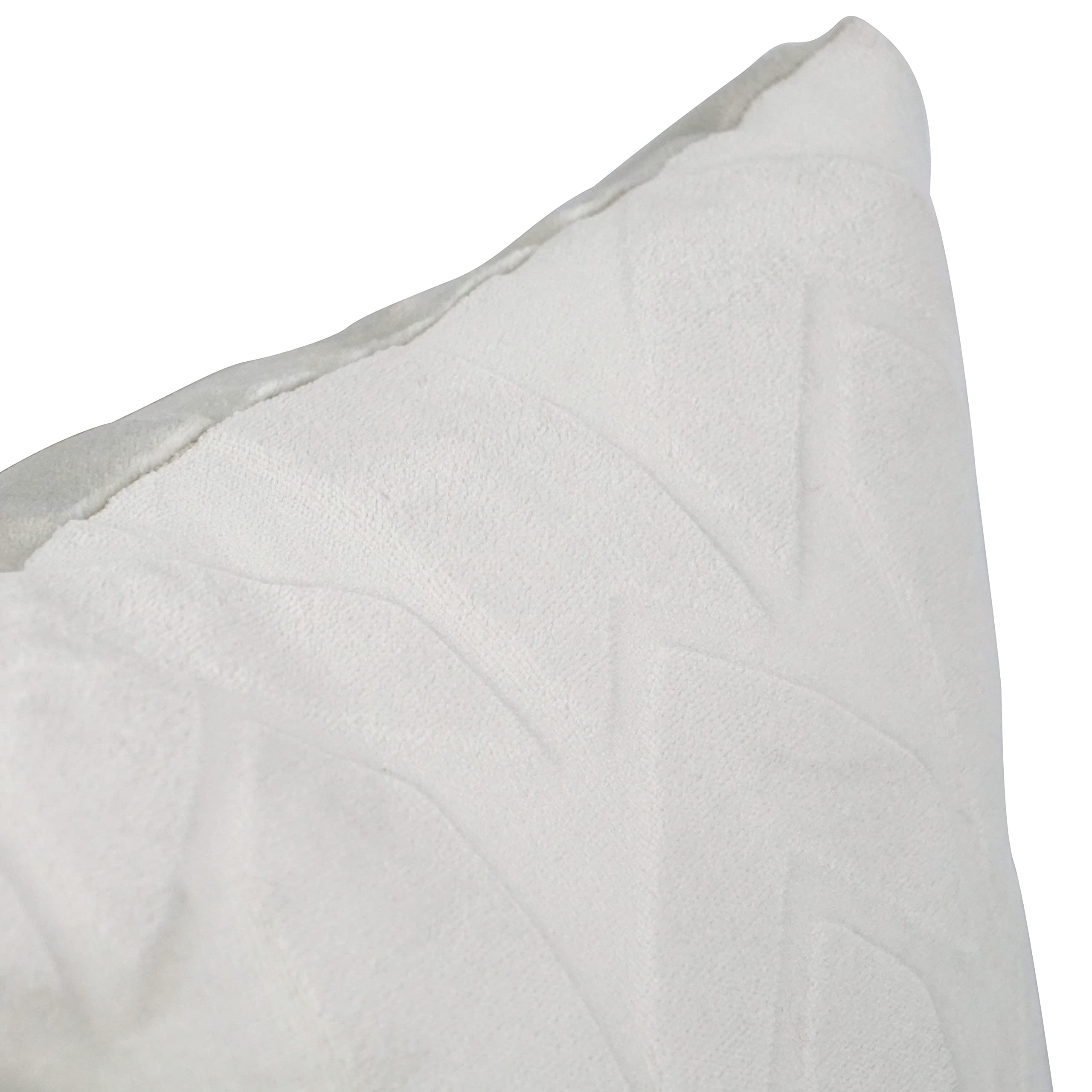 Blazing Needles Square Faux Fur Throw Pillows, 17", Agora Soap 2 Count
