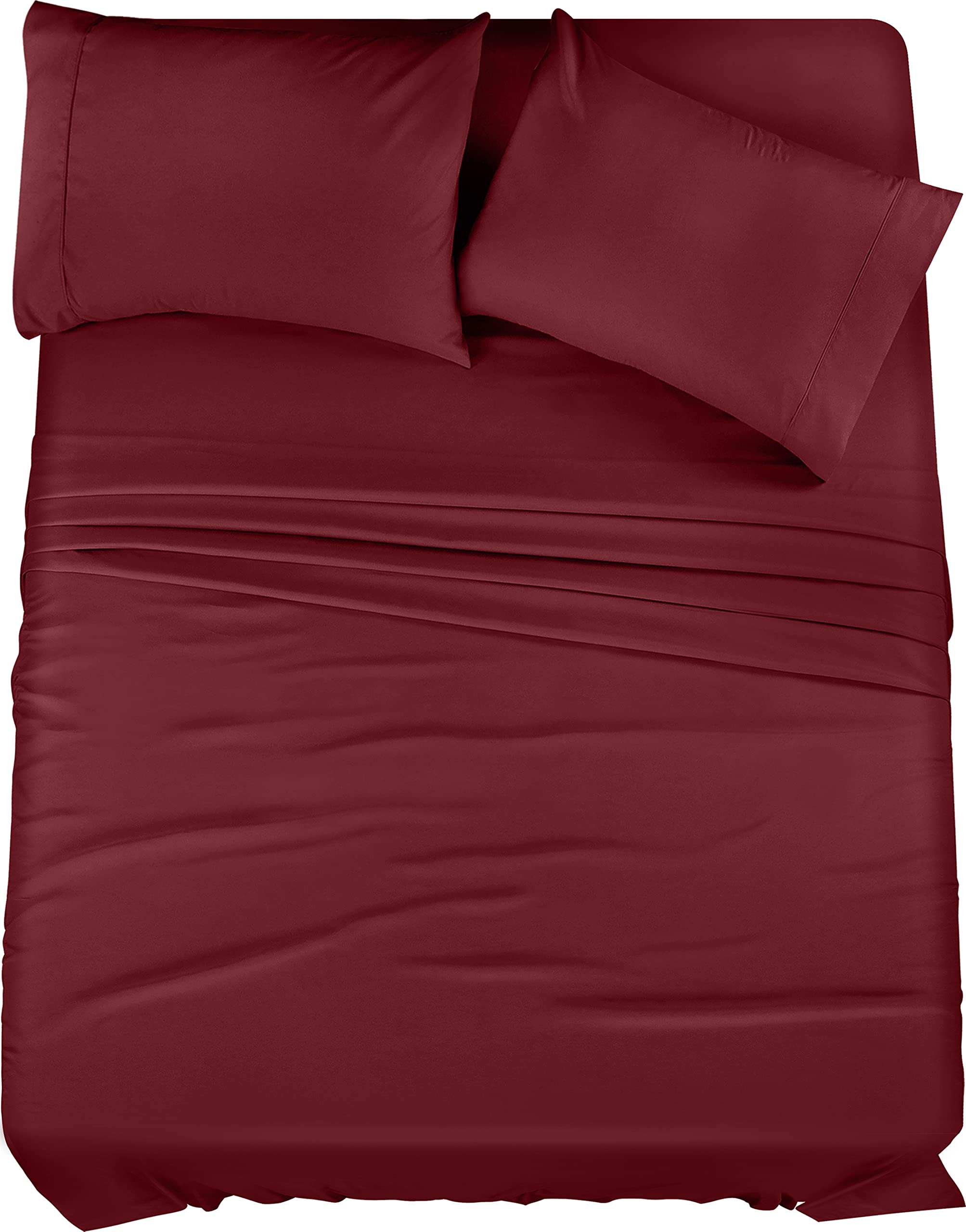 Utopia Bedding California King Bed Sheets Set - 4 Piece Bedding - Brushed Microfiber - Shrinkage And Fade Resistant - Easy Care