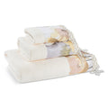 Zahari Home Poppy Fields Modern Bathroom Towel Set 3 Piece Towel Bath Towel, Hand Towel and Wash Towel Contemporary Decor Beauti