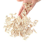 Decora Sturdy 1 Inch Mini Wooden Craft Clothespins 100Pcs