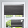 LazBlinds Cordless Cellular Shades, No Tools No Drill Blackout Honeycomb Shades Pleated Blinds for Windows, 21 W x 64 H, Midnigh