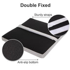 Gueglsa Indoor Outdoor Bar Stool Cushions 12X12 Inch,Non Slip Square Seat Pad With Straps,Waterproof Fade Resistant Small Metal