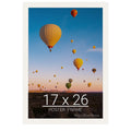 wallsthatspeak 17x26 white Picture Frame for Puzzles Posters Photos or Artwork