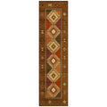 Phoenix Ph2 Brown Southwestern Rug Runner 2' 3" X 7 ' 6"