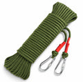 Panca 10M Clothesline Rope With Hooks, Steel Core Adjustable Laundry Line