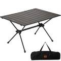 Naturehike FT11 Height Adjustable Camping Table, Ultralight Aluminum Roll Up Table with Carry Bag, Portable Backpacking Camp Tab