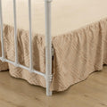 Bed Skirt Full Size, Ruffled Bed Skirt With Split Corners, Full Bed Skirt 14 Inch Drop, Boho Full Size Bed Skirt White For Ruffl