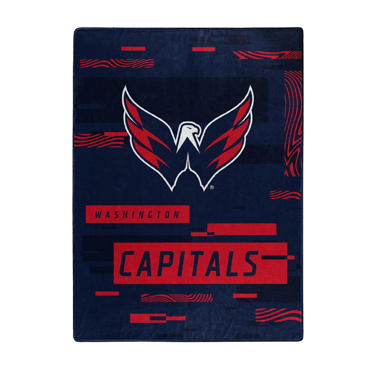 Washington Capitals Blanket 60x80 Raschel Digitize Design