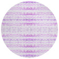 Seabreeze Sz16 Purple Coastal Rug Round 8' X 8'