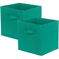 ShellKingdom Storage Bins, Foldable Fabric Storage Cubes And Cloth Storage Organizer Drawer For Closet And Toys, 2 Pack (Forest 