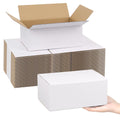 Shipping Boxes Medium 9X6X4 Inches, 30 Pack Mailer Packaging Boxes Bulk, White Corrugated Cardboard Boxes For Small Business Mai