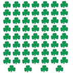 Beistle Printed Shamrock Cutouts 60 Piece, 5'', Green