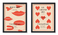 Poster Master 2-Piece Film Ancien Poster - French Movies Print - Bouvard Art - Le Grand Jeu Art - Chic Gift for Him, Her, Movie 