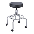 Safco Products 3433Bl Lab Stool, High Base With Screw Lift, Black