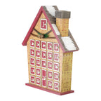 Northlight 15" Christmas Advent Calendar House Red Wood