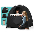 Blackout Tent for Pack and Play - Sleep Pod with Light-Blocking - Portable Pack N Play Blackout Cover for Travel Crib/Mini Crib/
