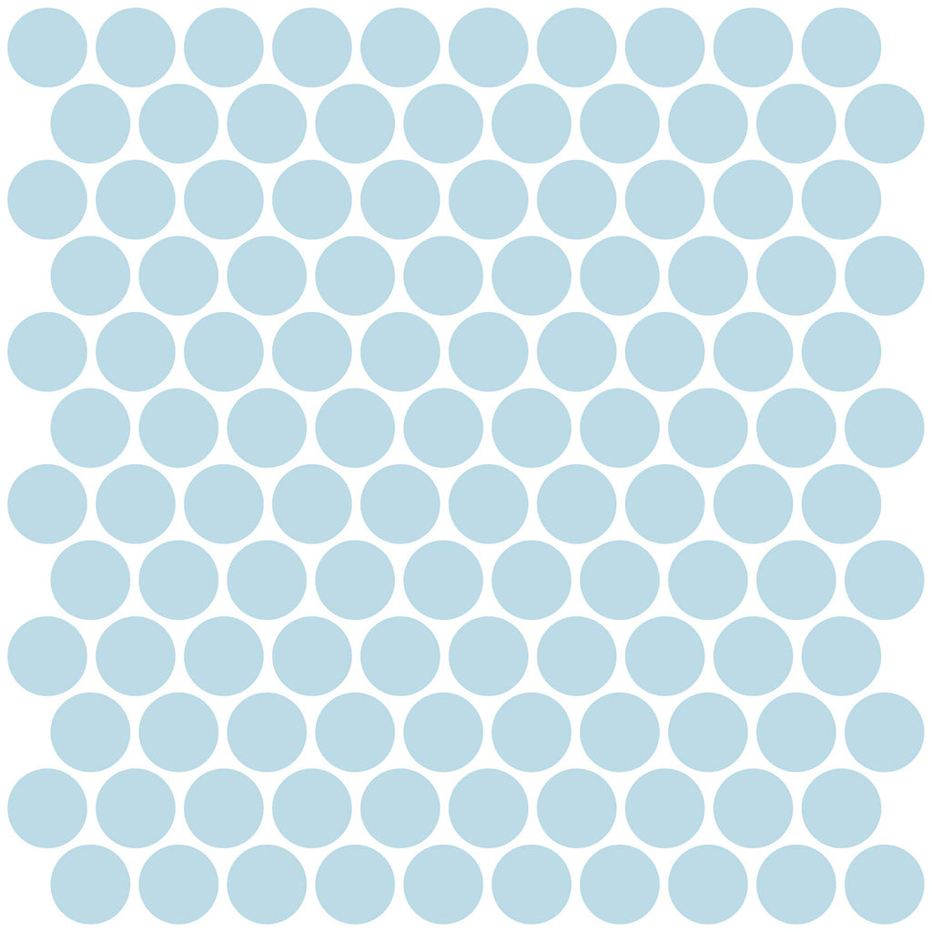 InHome NH2959 Penny Tile Peel & Stick Backsplash Tiles, Blue