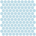 InHome NH2959 Penny Tile Peel & Stick Backsplash Tiles, Blue