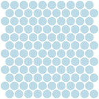 InHome NH2959 Penny Tile Peel & Stick Backsplash Tiles, Blue