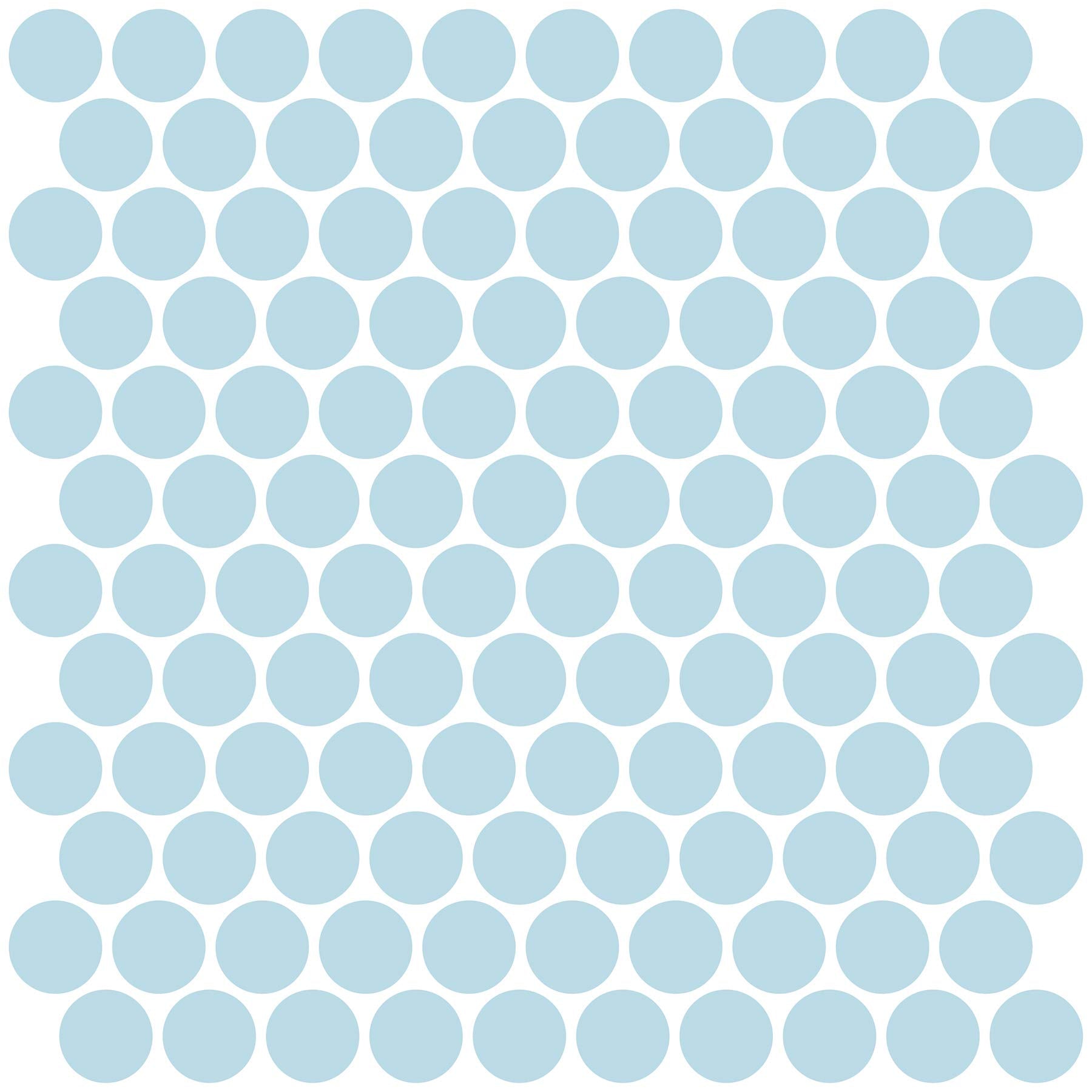 InHome NH2959 Penny Tile Peel & Stick Backsplash Tiles, Blue